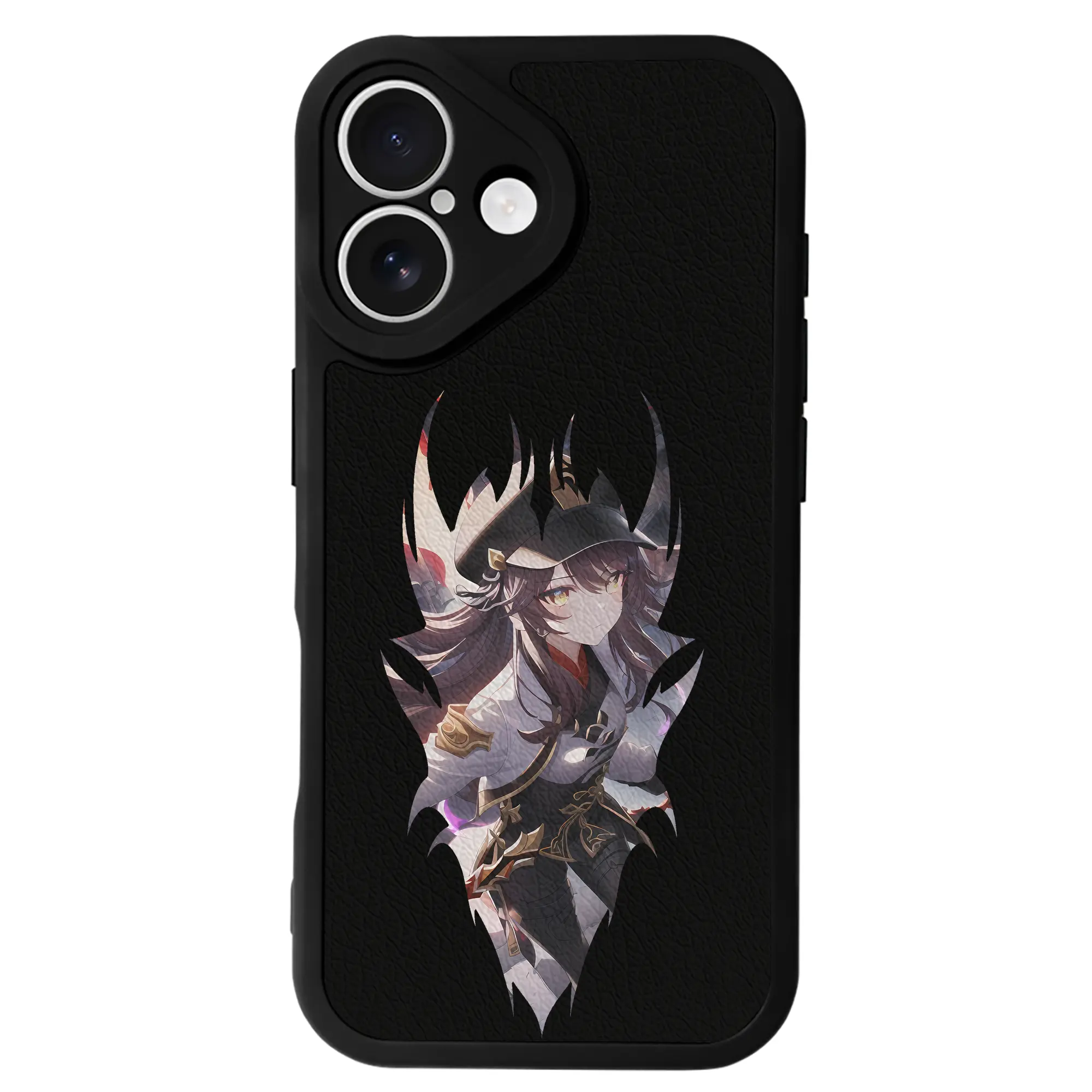 原 神 グッズ フータオ - IPhone 16シリーズ対応 ・ シリコンスマホケース ・ レザー調 ・ 高精度フィット ・ 耐衝撃 ・ ワイヤレス充電対応 ・ 精密カット